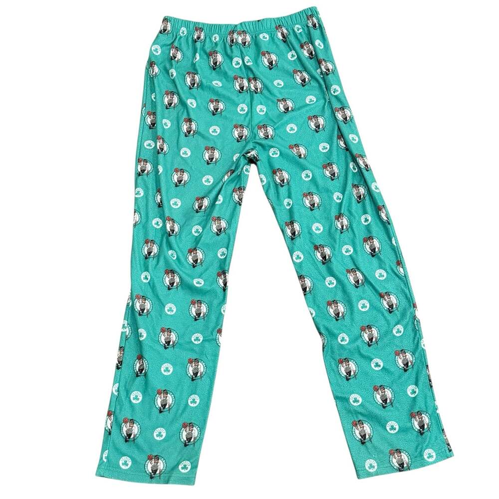 UNK NBA Boston Celtics Allover Print Fleece Lounge Pajama Pants - Picture 3 of 4